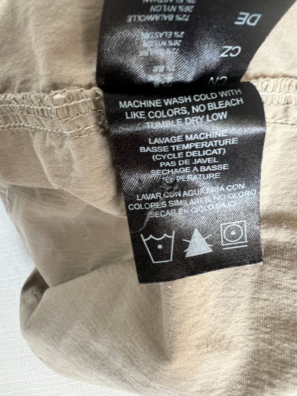 KUHL Kontra Women 12 Roll Up Capri Pants Khaki Tan Cargo Hiking - Picture 6 of 12